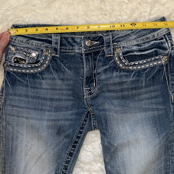 Miss Me Cut-Off 11” Denim Shorts, Size 29 - Picture 3 of 12